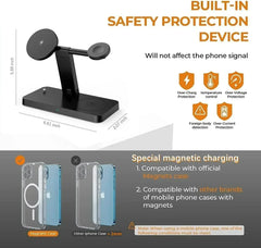 MagSafe 4-in-1 Foldable Wireless Charger for iPhone & Apple Devices