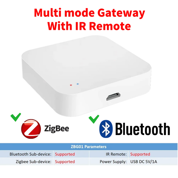 Tuya Zigbee Hub  Wireless Multi Mode Gateway For Smart Home Automation