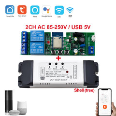 Tuya Smartlife WiFi Smart Home Relay Switch 2CH