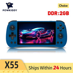 POWKIDDY X55 5.5" Retro Handheld Game Console