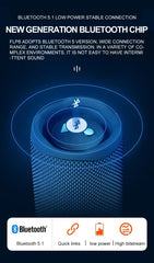 Advertisement for a new generation Bluetooth chip with blue design and Bluetooth logo.