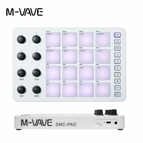 M-VAVE SMC-PAD Wireless MIDI Percussion Controller