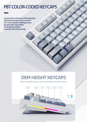 K86 Wireless Mechanical Keyboard – Hot-Swappable, Screen & Volume Knob