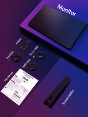 "ZSUS 14'' 2K Portable Monitor – 2160×1440 Resolution, 60Hz Display for Laptop, Xbox, PS4/PS5, Switch, TV Box, PC, and Mobile Devices"