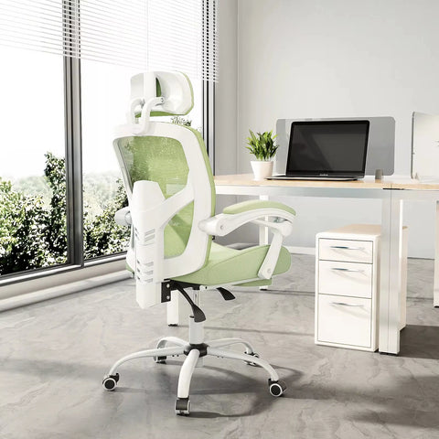 "JHK Ergonomic Mesh Gaming Chair – High Back Recliner with Lumbar Support & Swivel Base"