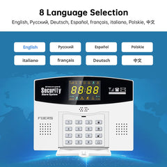Fuers Tuya Smart 4G GSM Wi-Fi Burglar Alarm System
