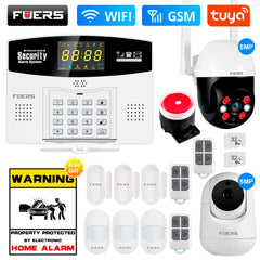 Fuers Tuya Smart 4G GSM Wi-Fi Burglar Alarm System