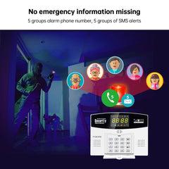 Fuers Tuya Smart 4G GSM Wi-Fi Burglar Alarm System