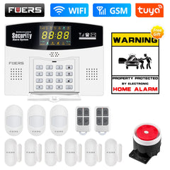 Fuers Tuya Smart 4G GSM Wi-Fi Burglar Alarm System