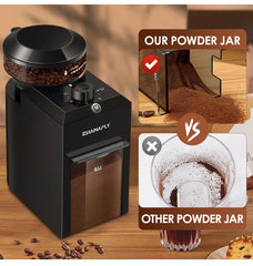 "Electric Burr Coffee Grinder – 28 Settings for Espresso, French Press, Drip"