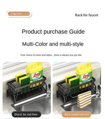 Kitchen Sink Sponge & Cloth Rack