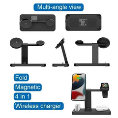MagSafe 4-in-1 Foldable Wireless Charger for iPhone & Apple Devices
