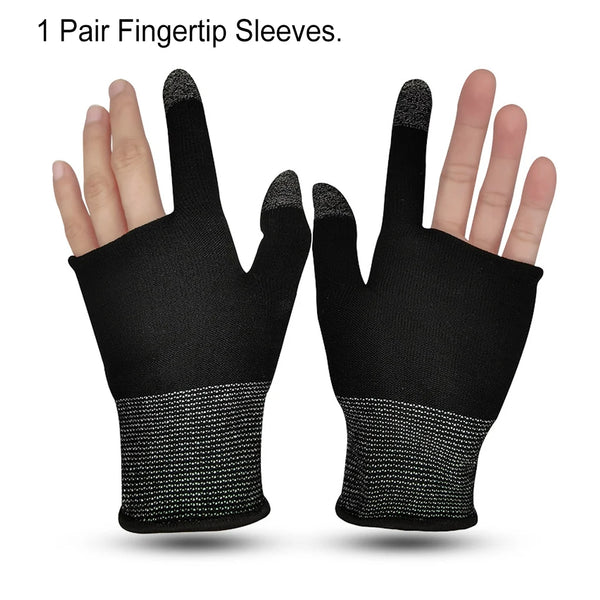 2pcs Finger Thumb Sleeve Gloves For Gamer