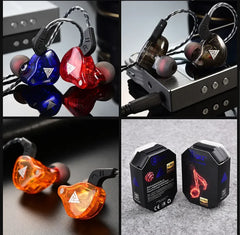 "QKZ AK6 Wired Earphones – 3.5mm HiFi Sound Quality Gaming Headset, Bass-Boosted Earbuds for Gamers"