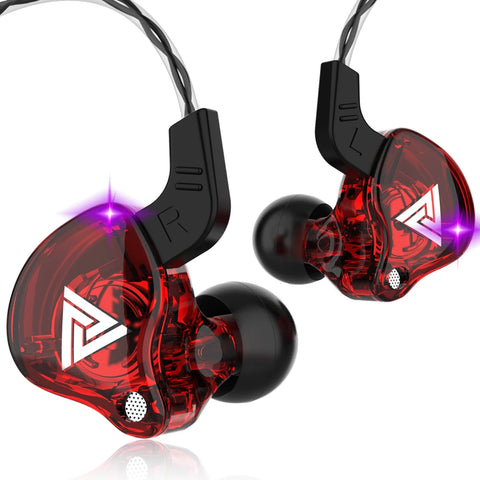 "QKZ AK6 Wired Earphones – 3.5mm HiFi Sound Quality Gaming Headset, Bass-Boosted Earbuds for Gamers"