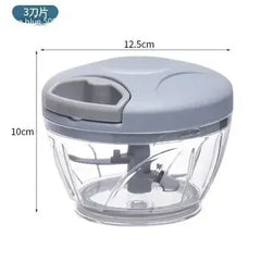 Multifunctional Manual Food Chopper – Ginger, Garlic, Vegetable & Meat Grinder with Minimalist Design