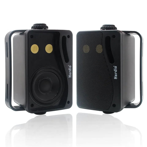Herdio 3.5'' Wired 200W 3 Way Premium Mountable Wall Mount Speakers