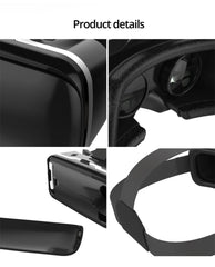 "VR Shinecon 10.0 Virtual Reality Helmet – 3D Glasses Headset for Smartphone, Video Games, Binocular VR Goggles"