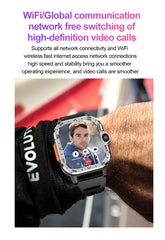 "Valdus PGD Android Smartwatch for Men – Dual HD Camera, GPS, 16GB/64GB ROM, NFC, 2G/4G SIM, WiFi, Fast Internet Access"