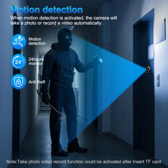 WSDCAM 3MP Smart Wi-Fi Peephole Door Camera