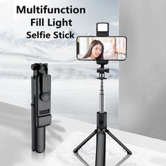360° Rotation Bluetooth Selfie Stick Tripod with Light