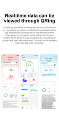 "2024 COLMI R02 Smart Ring – Health Monitor with Charging Case, 39-Day Battery Life, 5ATM Waterproof for Men & Women"