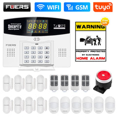 Fuers Tuya Smart 4G GSM Wi-Fi Burglar Alarm System