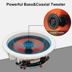 Herdio 6.5" Bluetooth Ceiling Speakers 600W (4-Pack)