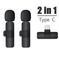 Wireless Lavalier Microphone for iPhone & Android