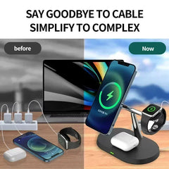 MagSafe 4-in-1 Foldable Wireless Charger for iPhone & Apple Devices