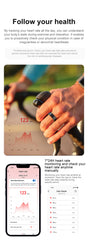 "2024 COLMI R02 Smart Ring – Health Monitor with Charging Case, 39-Day Battery Life, 5ATM Waterproof for Men & Women"