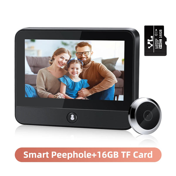 WSDCAM 1080P Tuya Wi-Fi Doorbell Camera with 4.3