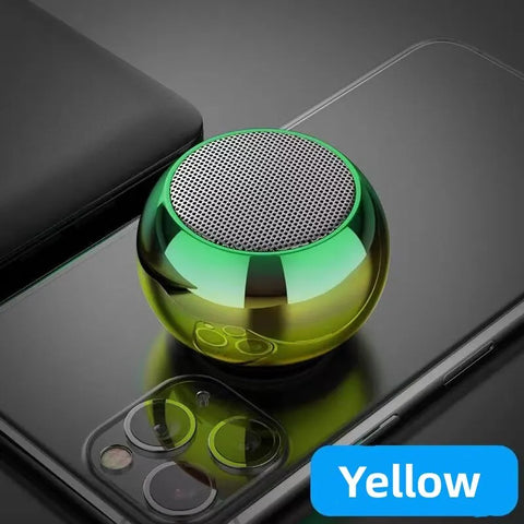 M10 Wireless Bluetooth Speaker – Small Portable Steel Gun Design with Powerful Metal Subwoofer