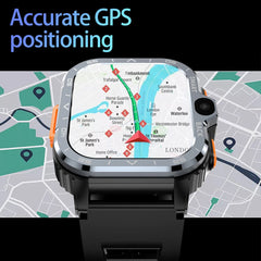 "Valdus PGD Android Smartwatch for Men – Dual HD Camera, GPS, 16GB/64GB ROM, NFC, 2G/4G SIM, WiFi, Fast Internet Access"