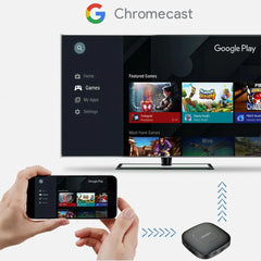 "Smart TV Box Android 13 – Allwinner H313 Quad‑Core, HDR10+, Netflix & Chromecast, 2.4G/5G Wi‑Fi, BT 5.0 Media Player (2 GB/16 GB)"