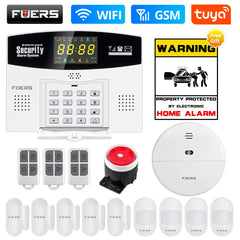 Fuers Tuya Smart 4G GSM Wi-Fi Burglar Alarm System