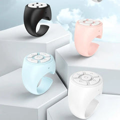 TikTok Bluetooth Finger Remote – Scroll, Like, Record & Snap with Wireless Mobile Video Controller