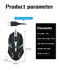 2023 Ergonomic USB Gaming Mouse
