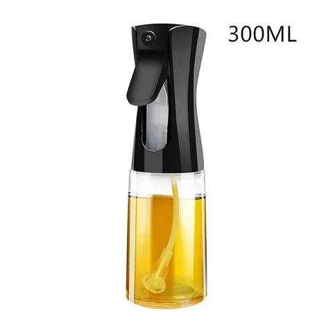 "200ml/300ml Oil Spray Bottle – Kitchen, BBQ, Olive Oil Dispenser, Vinegar & Soy Sauce Sprayer for Cooking, Baking, Camping"
