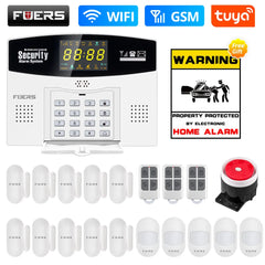 Fuers Tuya Smart 4G GSM Wi-Fi Burglar Alarm System