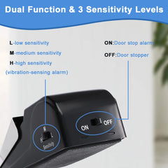 Wsdcam Door Stopper Security Alarm