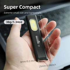 LED Keychain Flashlight – USB-C Rechargeable 800LM Mini Work Light