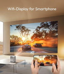 "BYINTEK LOVE U4 Smart Mini Projector – 4K Support, 1080P HD Android WiFi Home Theater for Smartphone & Cinema Use"