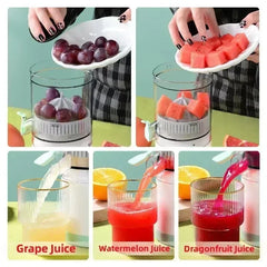 "Electric Citrus Juicer – USB Rechargeable Juice Cup for Orange, Lemon, Fruit Press with Pulp Separator for Fresh Juice"