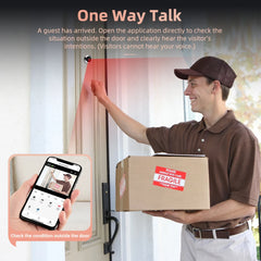 WSDCAM 1080P Tuya Wi-Fi Doorbell Camera with 4.3" Monitor
