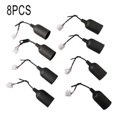 "8/10pcs E27 Lamp Holders – Construction Site Light Sockets for Renovation & Lighting Accessories"
