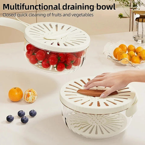 Foldable Fruit & Vegetable Drain Basket