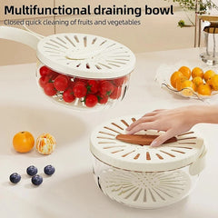 Foldable Fruit & Vegetable Drain Basket