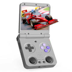"MIYOO Flip V2 Retro Handheld Game Console – 3.5'' IPS Screen, Metal Hinge, Dual Analog Sticks, Portable Gaming Device Gift"