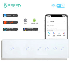 BSEED WiFi Smart Touch Light Switch EU Standard